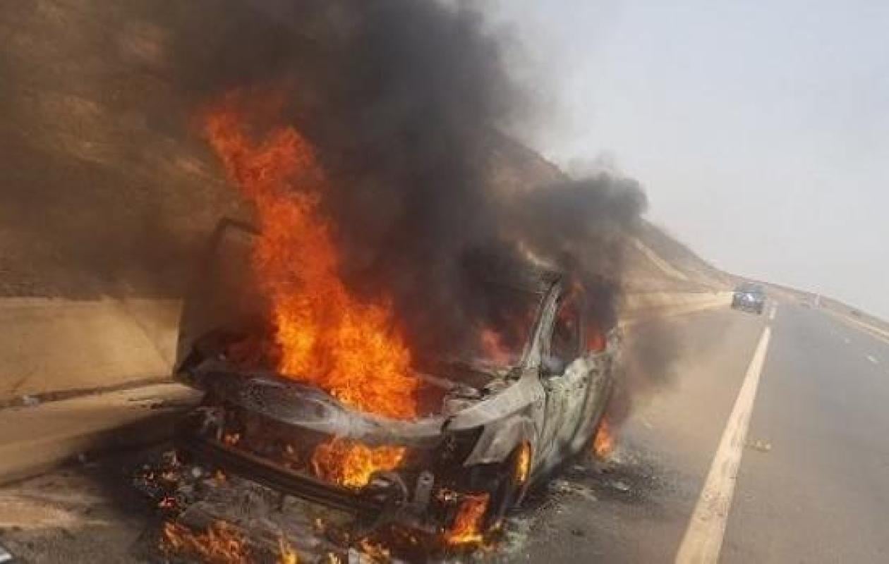 Drame évité de justesse : Les passagers échappent au pire après l'incendie de leur véhicule à Louga