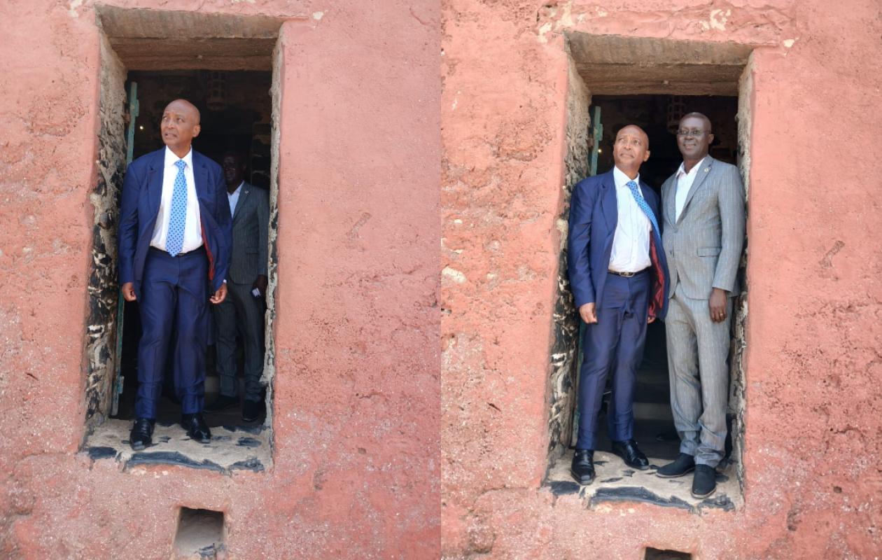 Patrice Motsepe sur les traces de Nelson Mandela à l'île de Gorée !