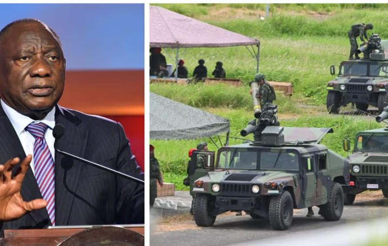 L’Afrique du Sud réalise des ventes d’armes record de plus de 550 millions de dollars à ces pays