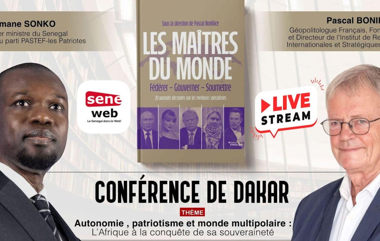 Suivez La Conférence de Sonko et Pascal Boniface...