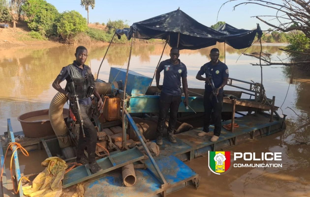 Doguiba : une drague illégale démantelée sur les berges de la Falémé
