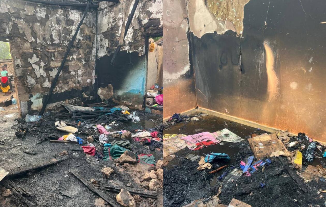 Marsassoum  : Une maison totalement ravagée par les flammes au quartier Kankaba