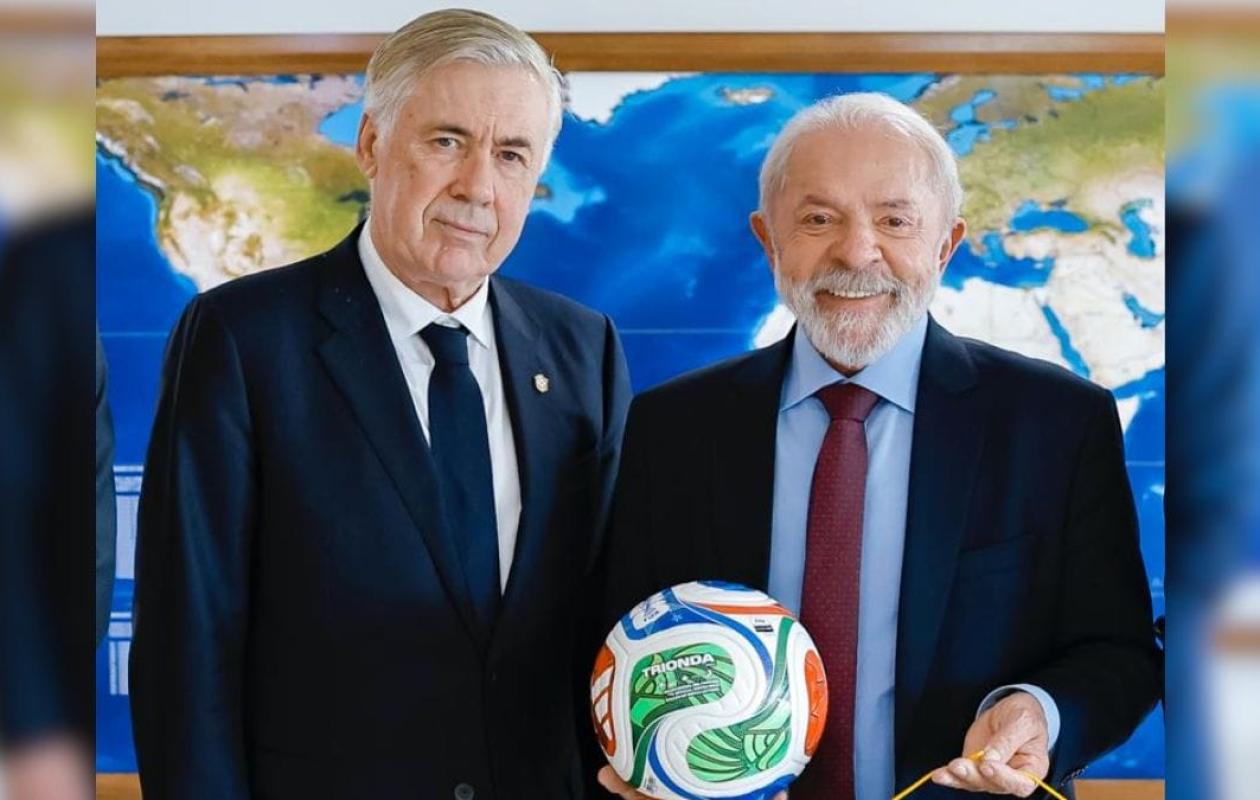 Équipe nationale du Brésil : La surprenante demande de Lula à Carlo Ancelotti sur Neymar