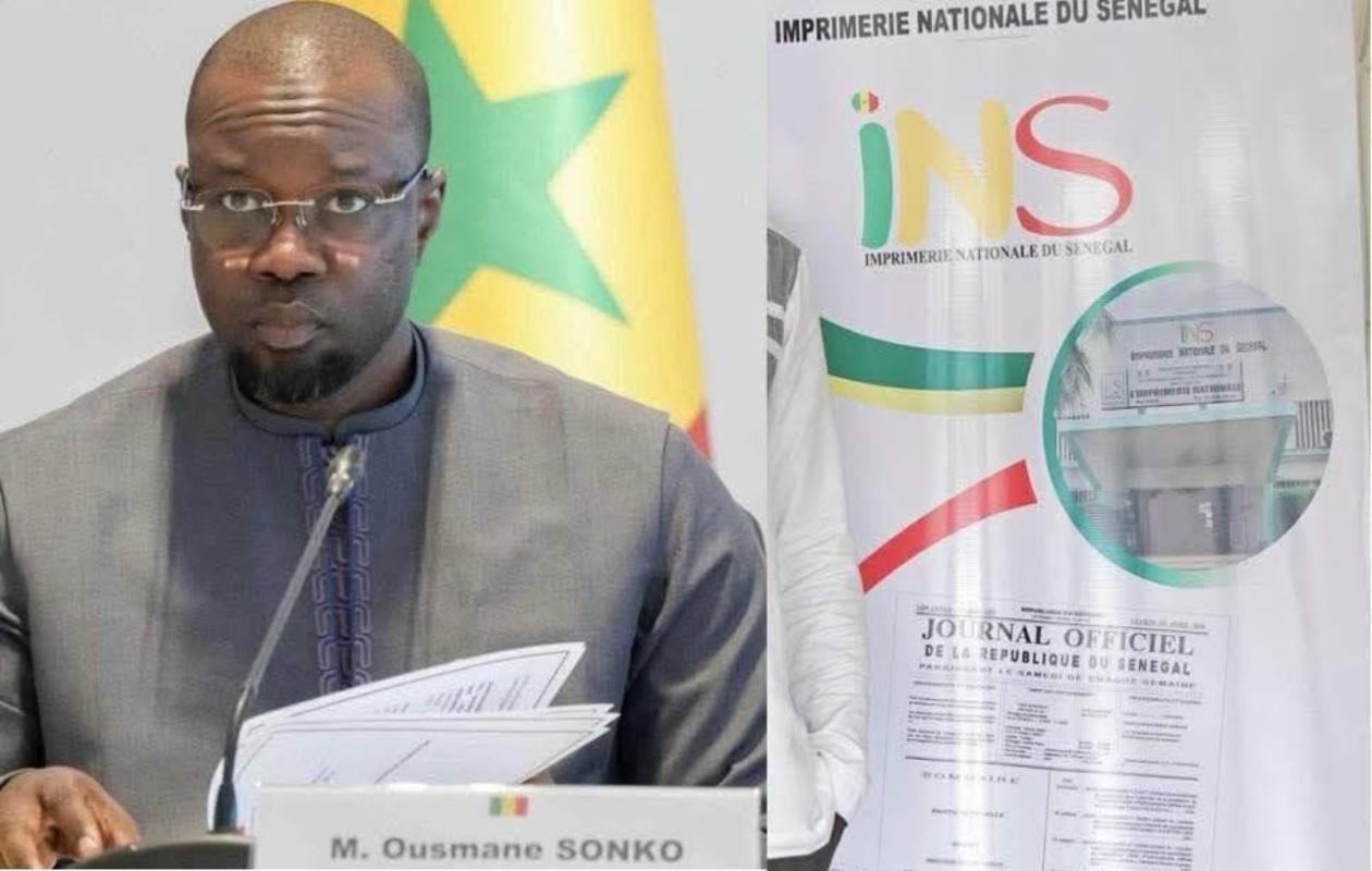 Imprimerie nationale : Sonko propose cinq axes de réforme pour moderniser la structure
