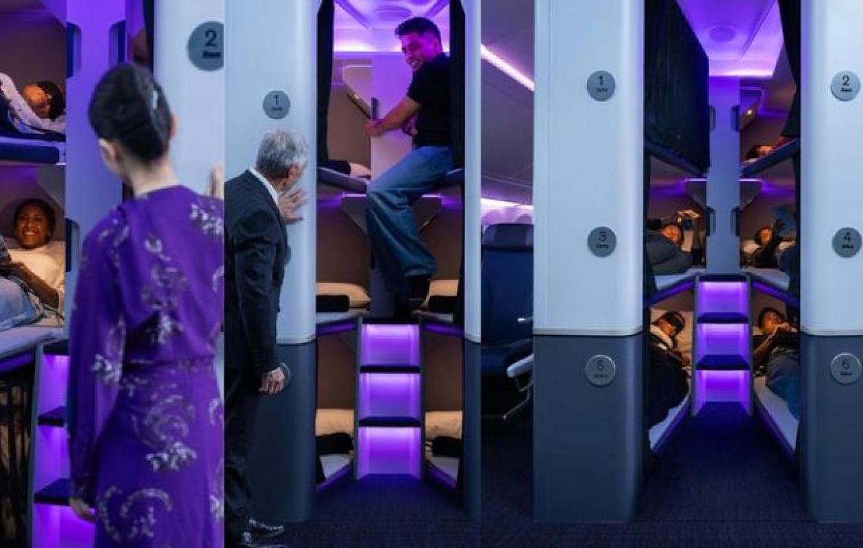 Cette compagnie va lancer une cabine couchette pour dormir allongé en vol sur ses longs courriers