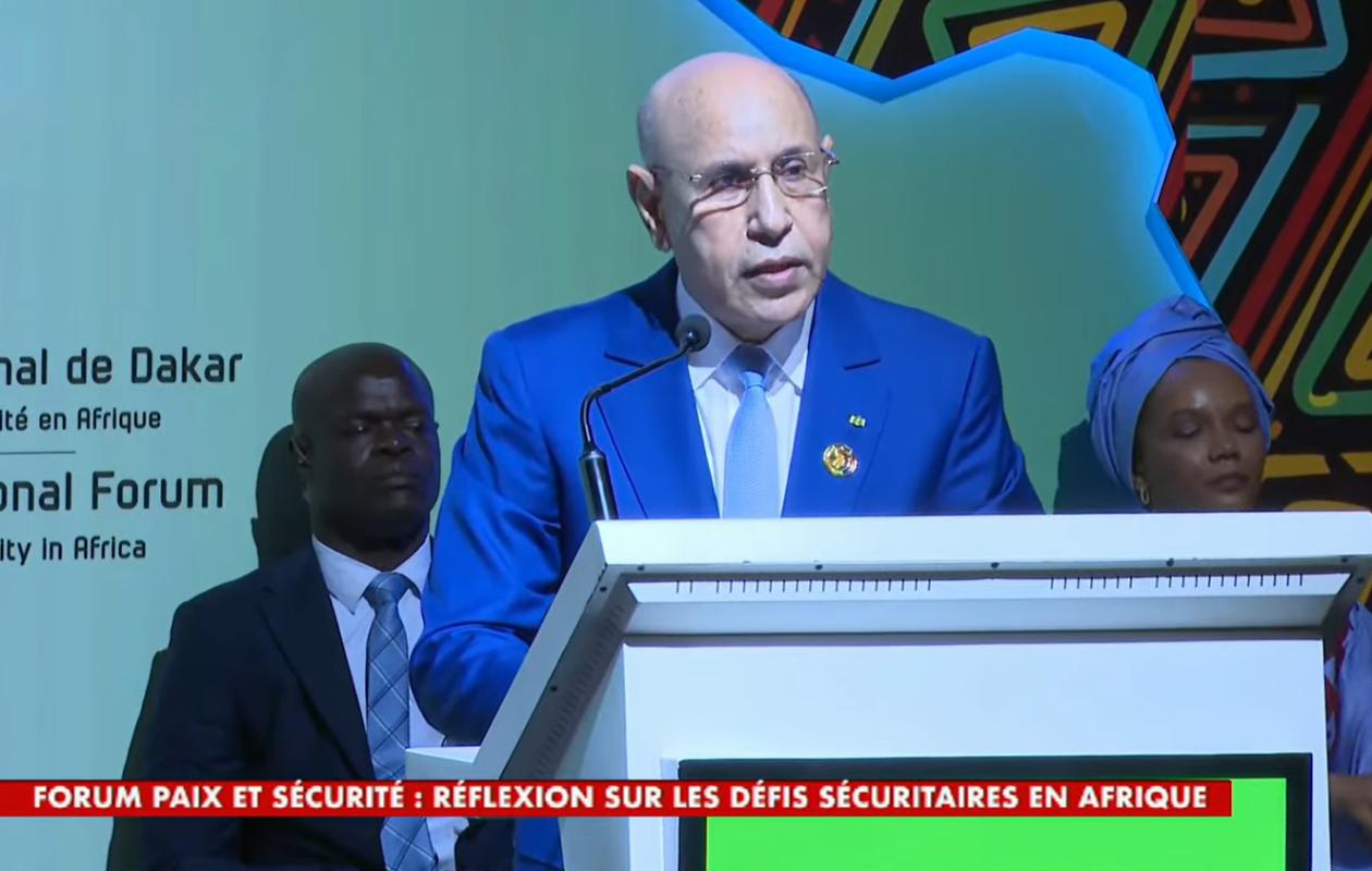 Forum de Dakar sur la paix et la sécurité : Ghazouani plaide pour la gouvernance et l'unité africaine