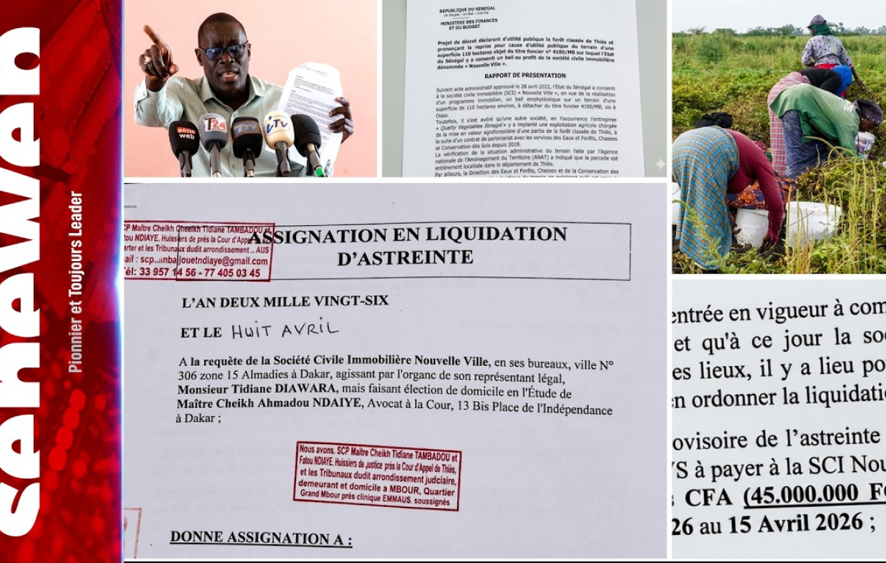 Foncier : une assignation de 45 millions FCFA relance le conflit entre QVS et « Nouvelle Ville »