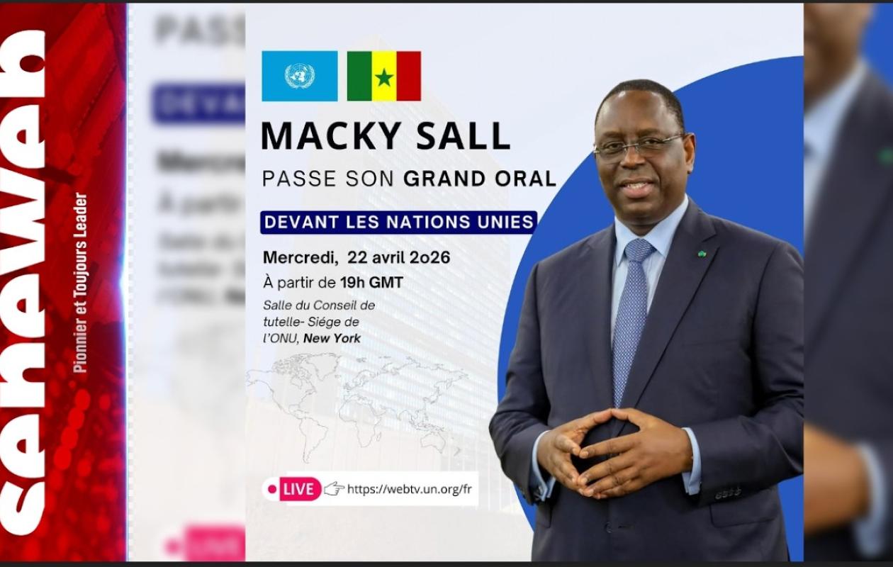 Suivez le Grand oral de Macky Sall devant les Nations unies