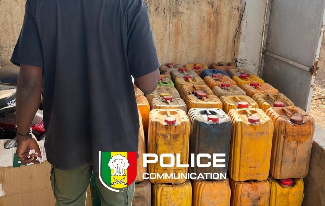 Pénurie au Mali, fraude au Sénégal : Un trafiquant de gasoil tombe avec 66 bidons