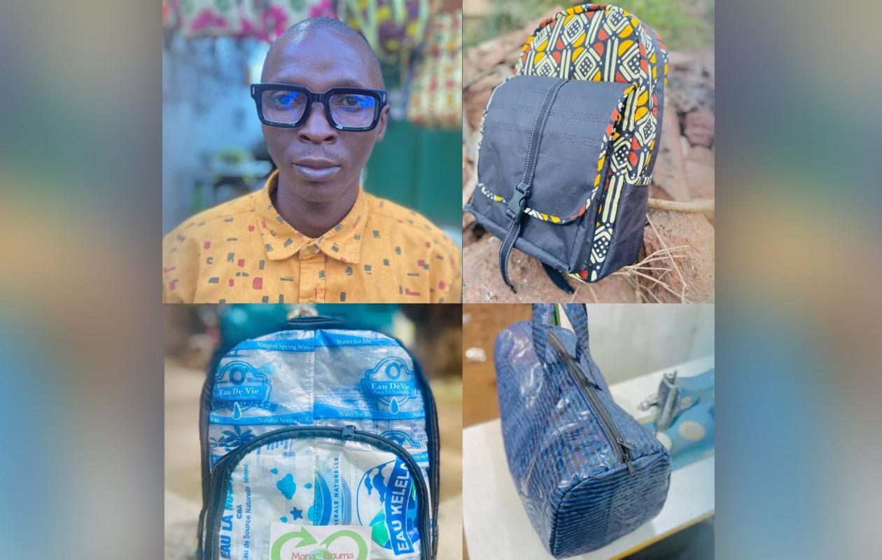 Conakry submergée par le plastique : Un jeune entrepreneur transforme les déchets en richesse
