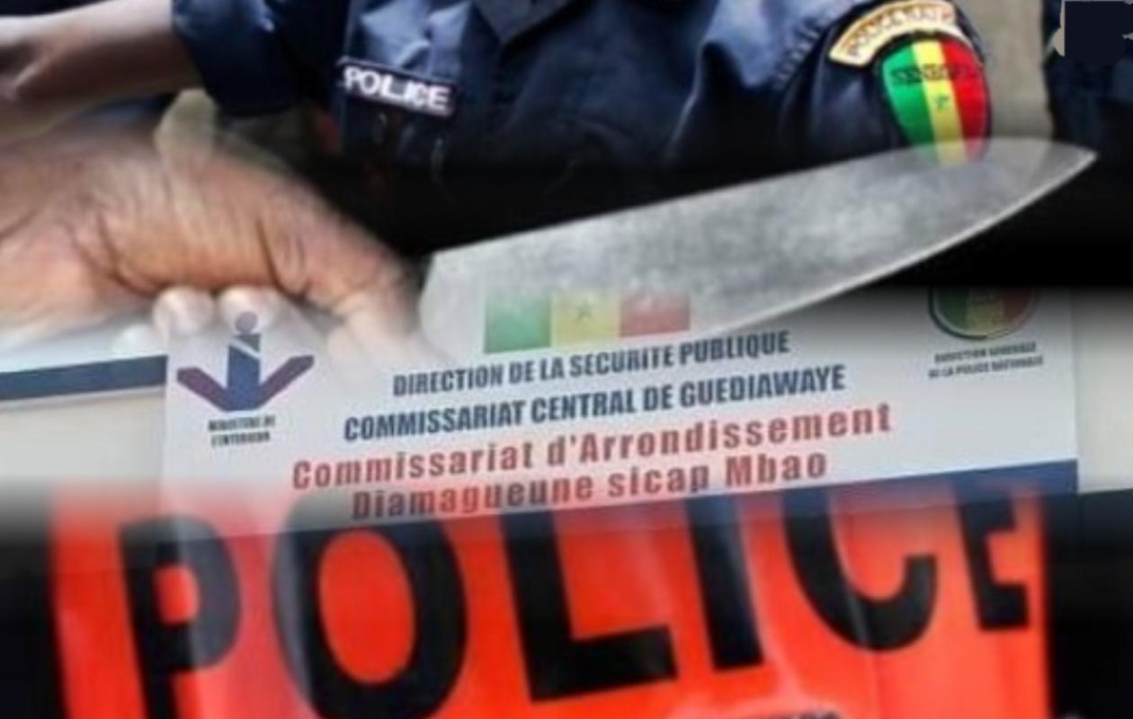 Inédit à Diamaguène : comment un plaignant a poignardé un policier venu l’aider