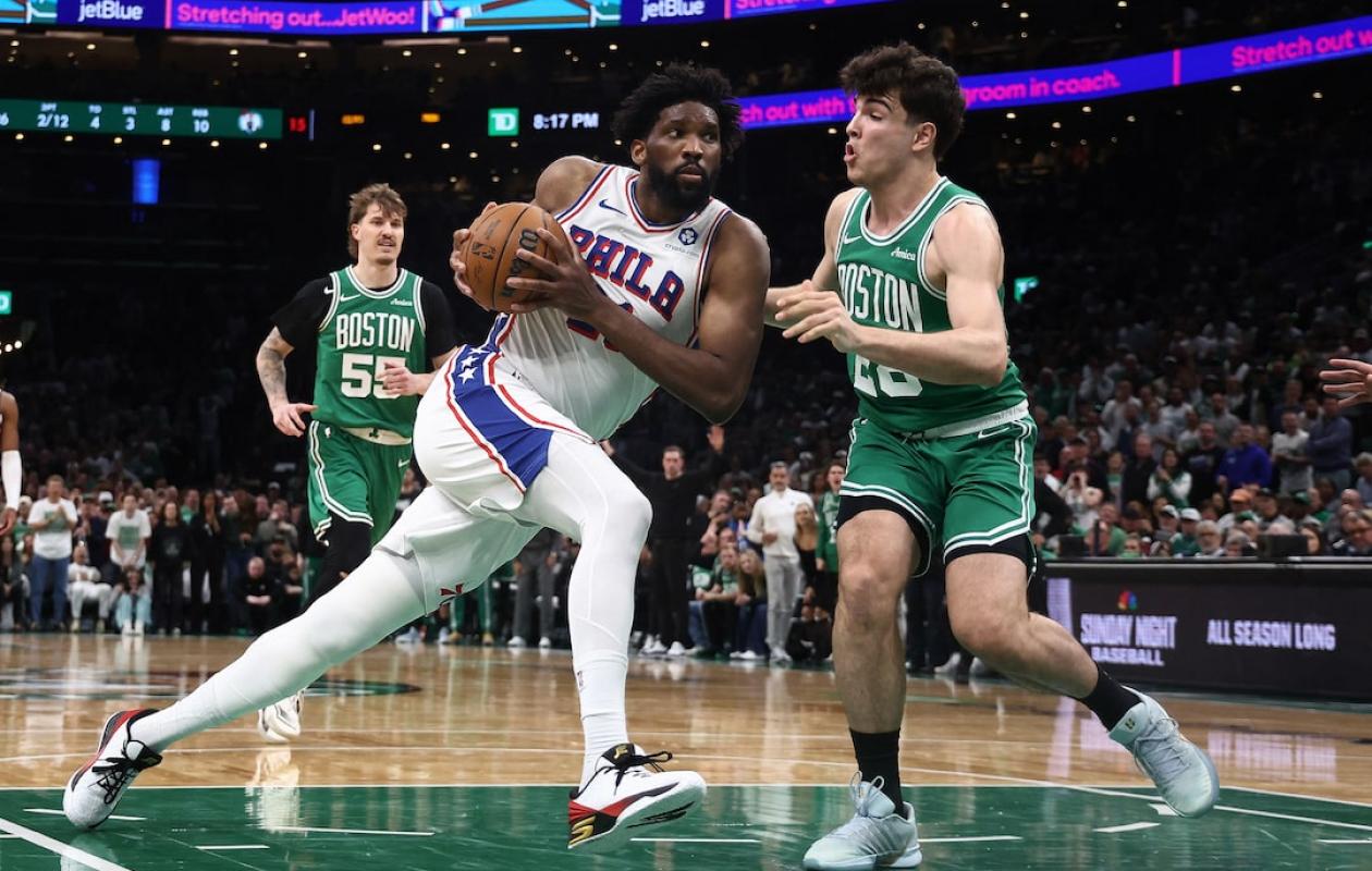 Play-offs NBA: Embiid et les 76ers triomphent des Celtics, renversés au 1er tour