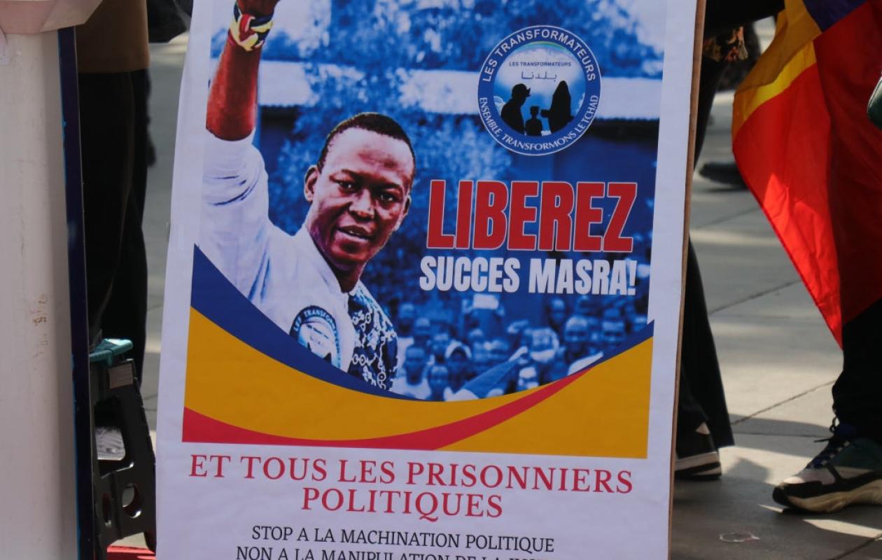 Tchad: rassemblement pour exiger la libération du principal opposant et ancien Premier ministre Succès Masra