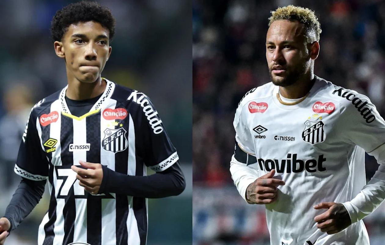 Santos : Neymar aurait giflé le fils de Robinho après un dribble humiliant !
