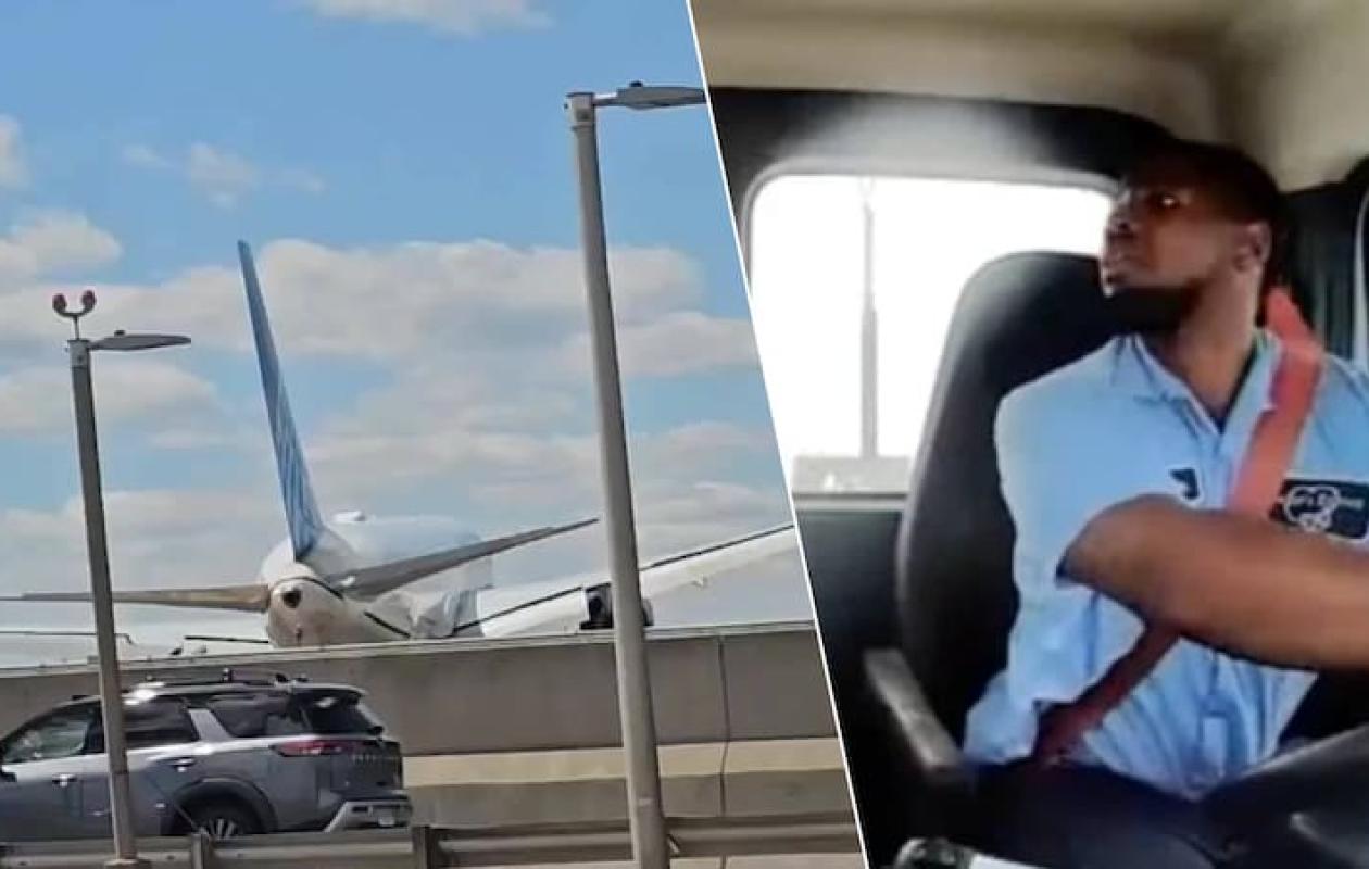 Un avion percute un camion sur l'autoroute en plein atterrissage