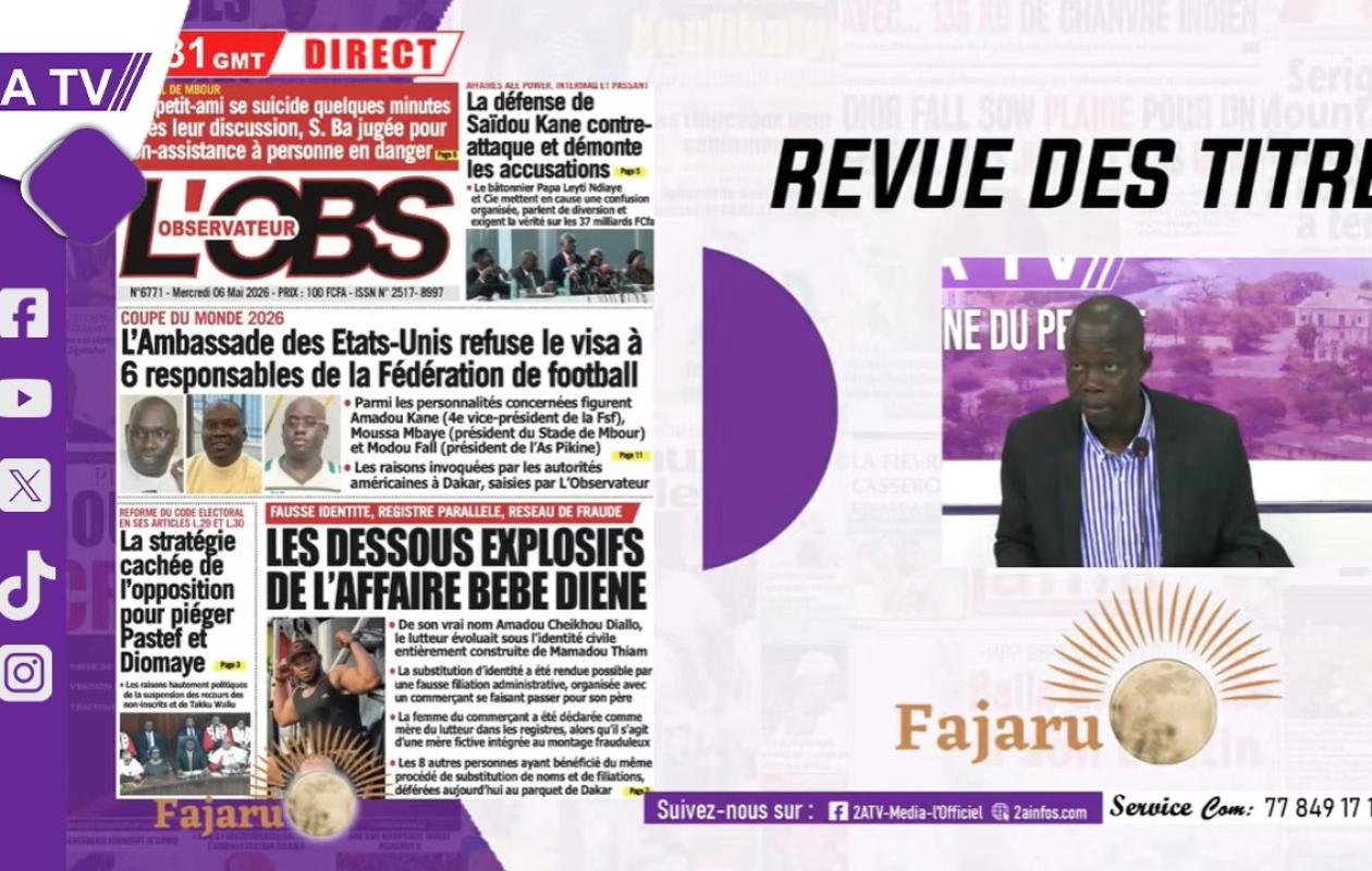 Revue des titres du Mercredi 06 Mai 2026