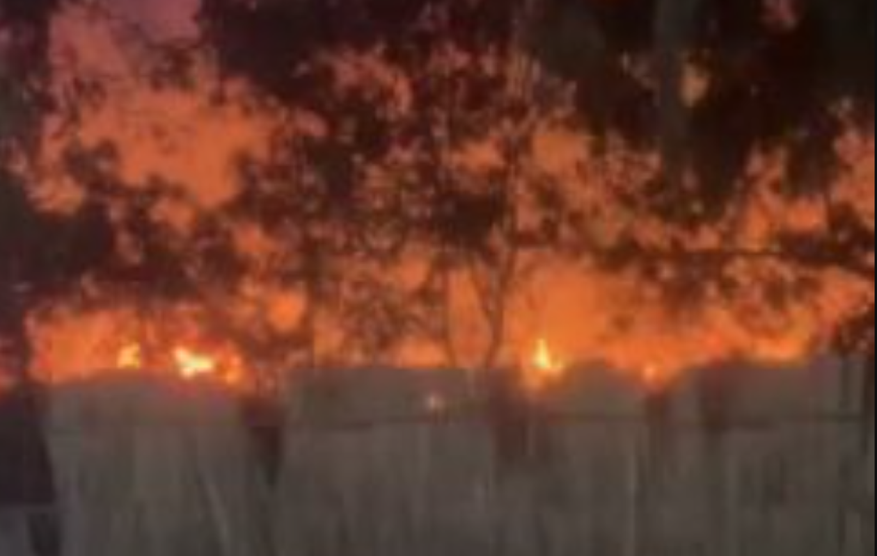 Gros incendie au lac des Maristes : Vive inquiétude des populations