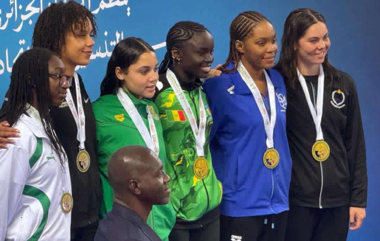 Natation : Oumy Diop, deux titres et un record à Oran