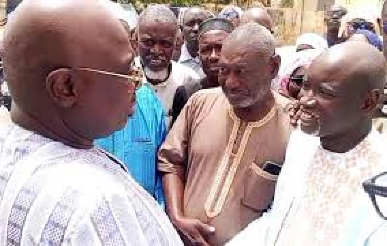 Linguere : Farba NGOM fait escale à la mairie pour rencontrer son camarade Aly Ngouille Ndiaye