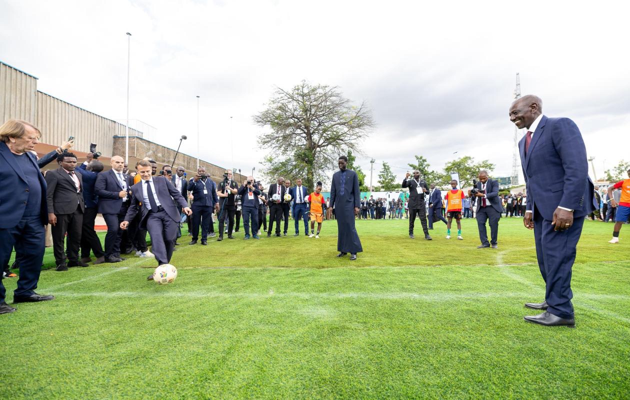 Sommet Africa Forward : Quand Diomaye Faye joue au foot avec ses homologues