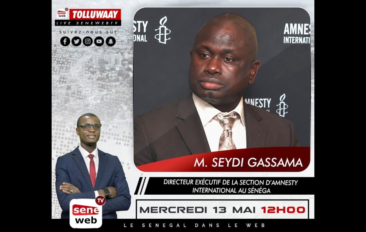 M. Seydi Gassama, DE Amnesty-Sénégal est l’invité de l’émission Tolluwaay