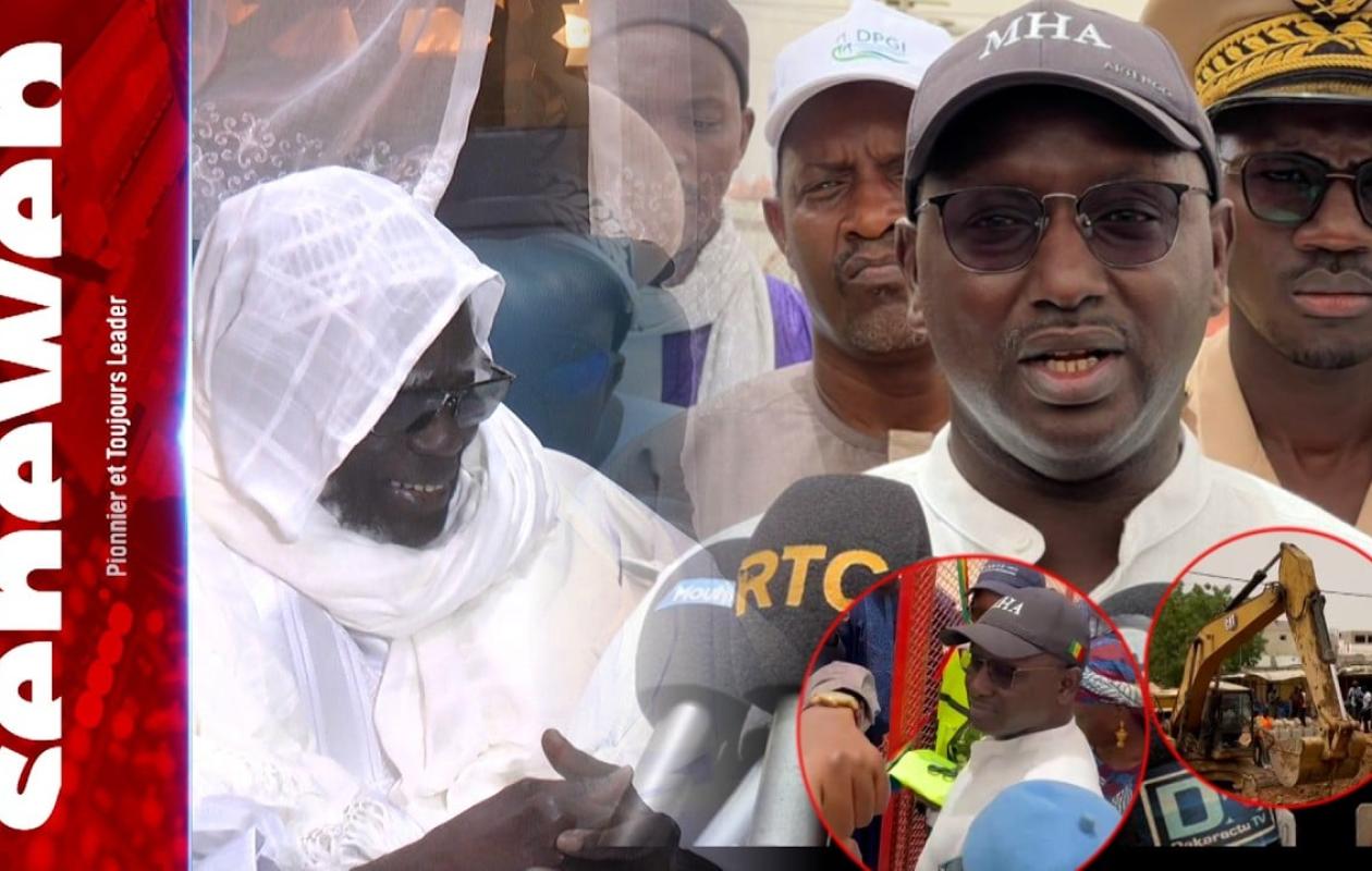 Cheikh Tidiane Dièye à Touba : « Inch'Allah, nous aurons un hivernage beaucoup mieux maîtrisé qu'auparavant»