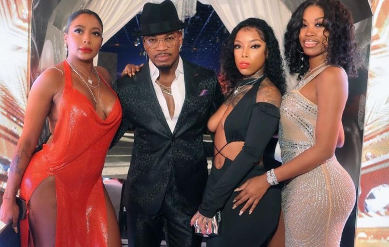Ne-Yo s'affiche avec ses trois "femmes" en plein Paris !