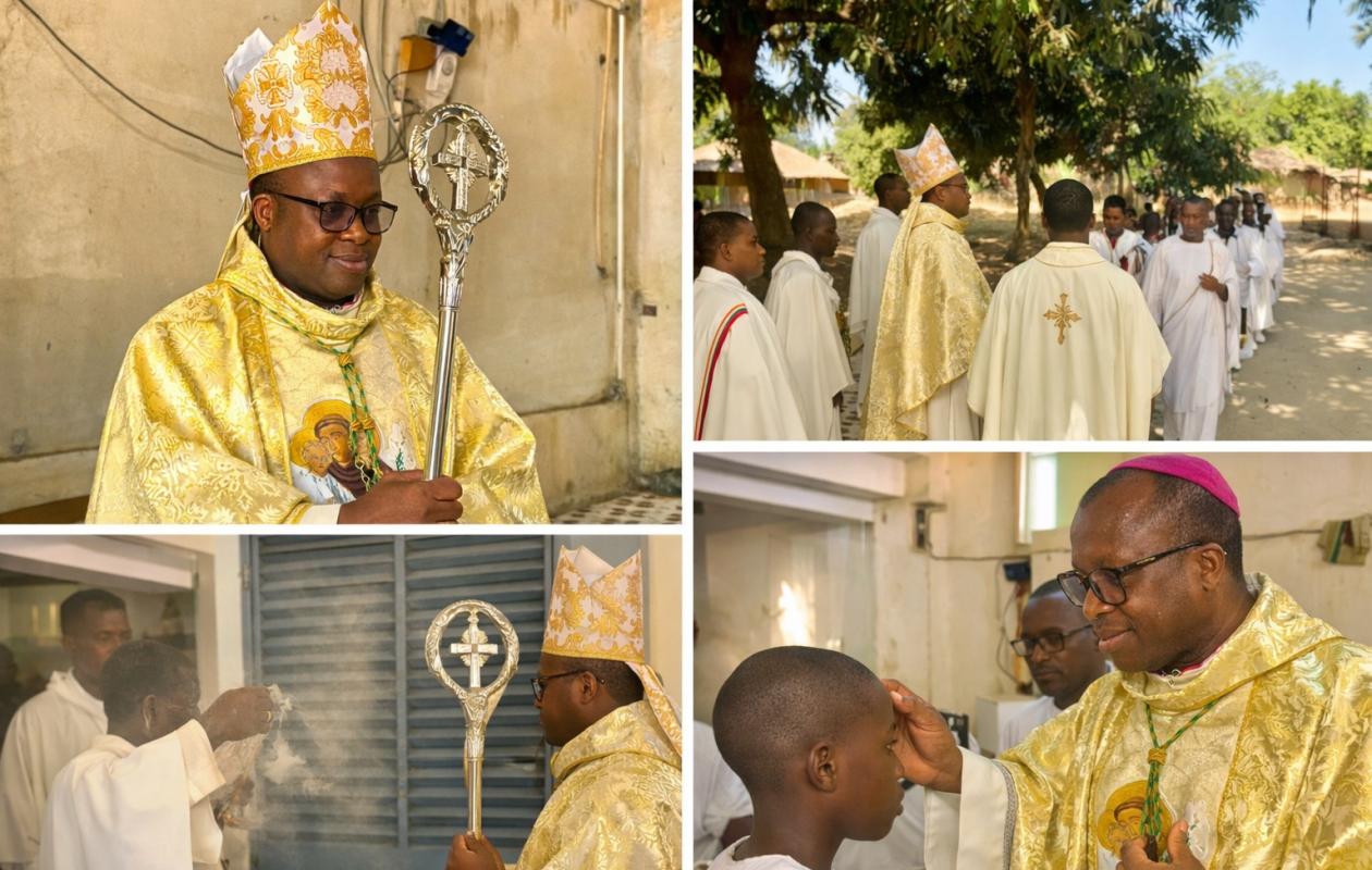 Ascension à Affiniam : Mgr Jean-Baptiste Valter Manga appelle à la paix et à l’unité