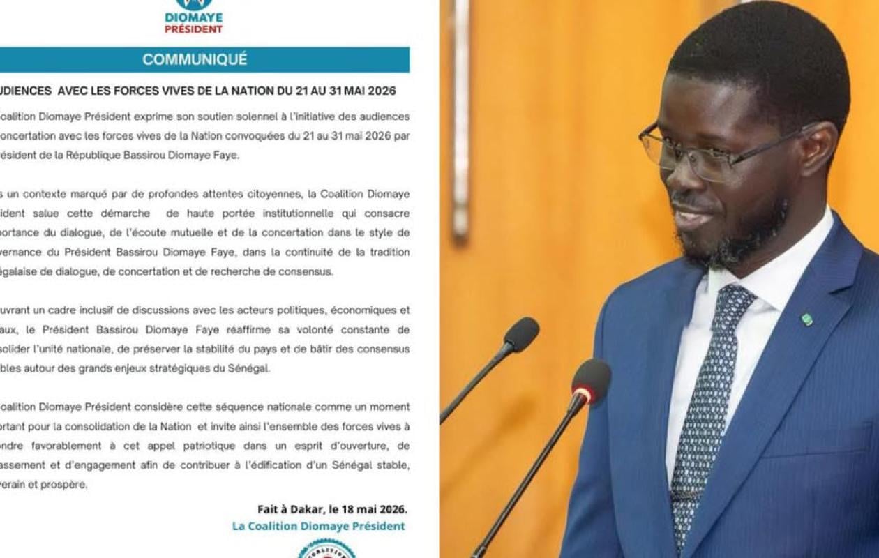 Concertations nationales : La coalition DiomayePrésident soutient l’initiative de Bassirou Diomaye Faye