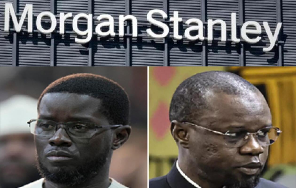 Inquiétudes suite au limogeage de Sonko : La Banque Morgan Stanley alerte