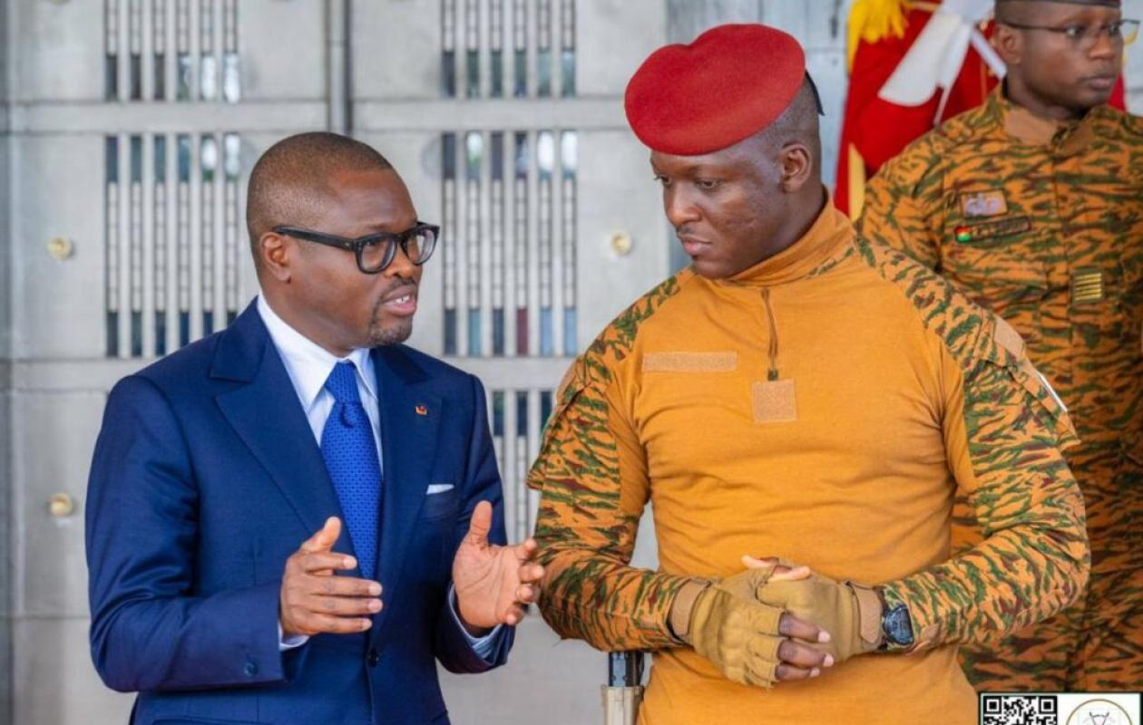 Burkina : Le président béninois Wadagni chez le capitaine Traoré