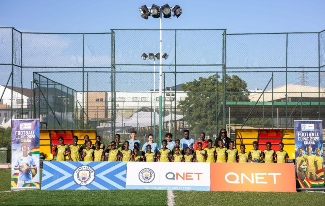 SPORT : QNET et Manchester City offrent un coaching de football de classe mondiale aux jeunes talents du Ghana