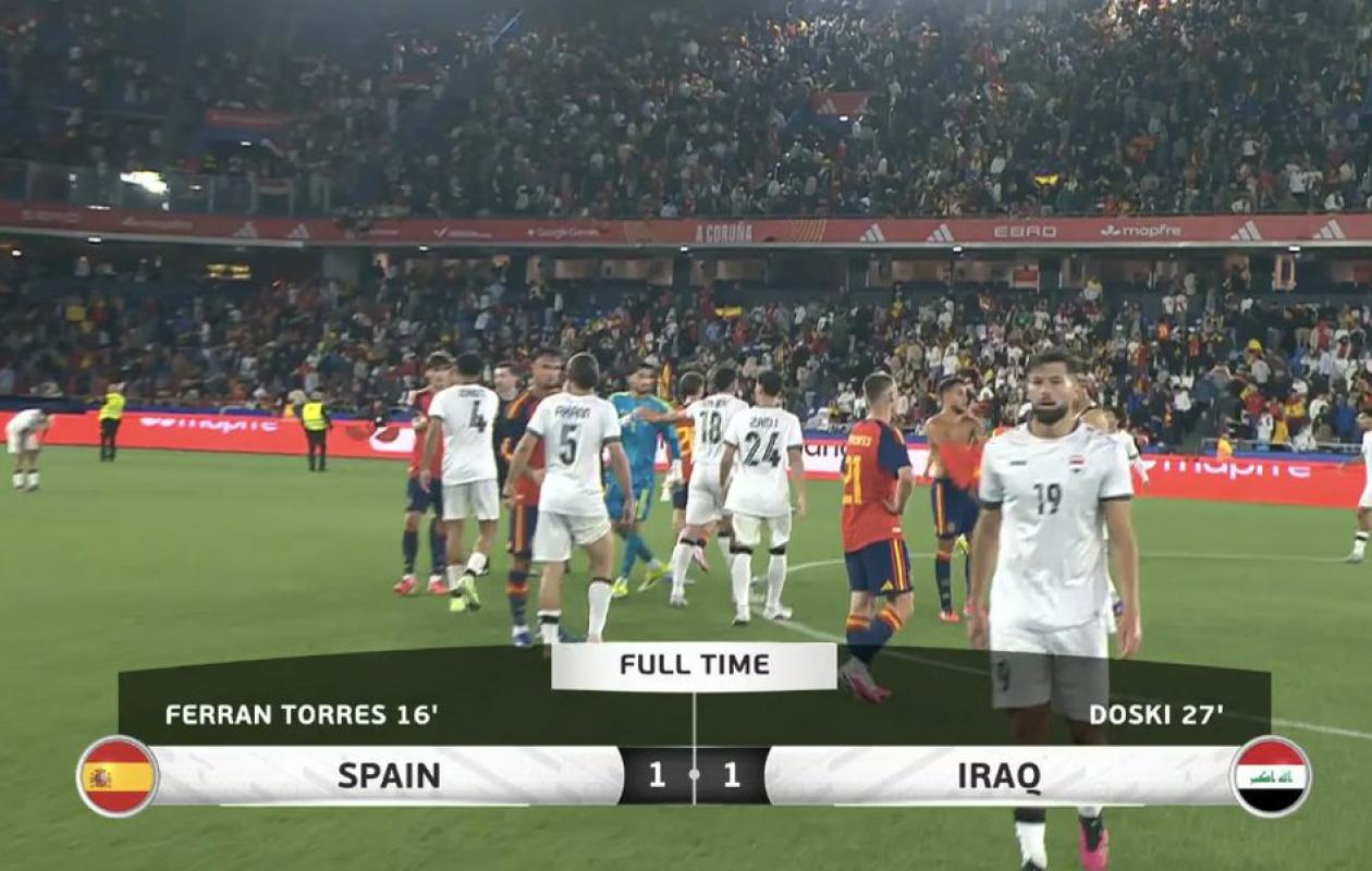 Adversaire du Sénégal au Mondial-2026 : L’Irak tient tête à l’Espagne