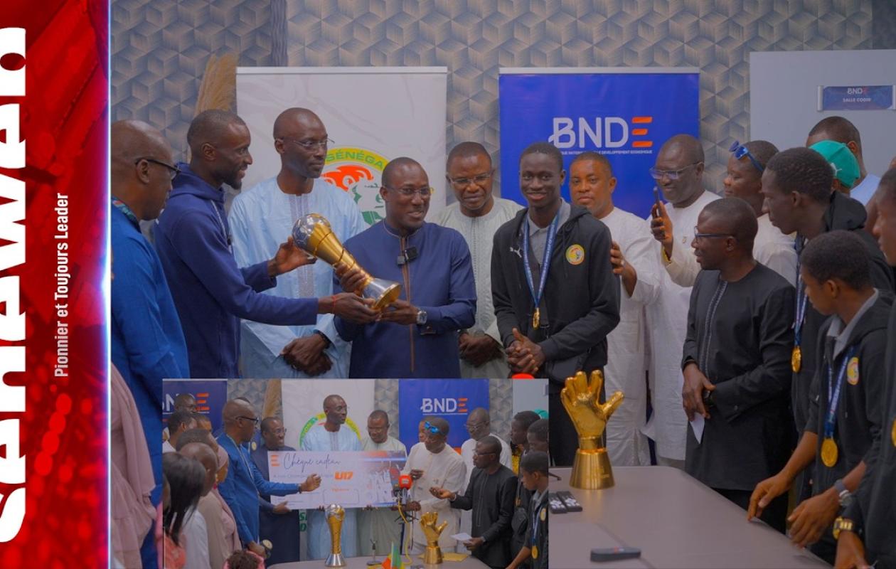 La BNDE accueille et célèbre les Lionceaux U17 champions d’Afrique