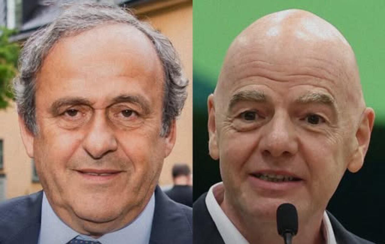 Fifa: Platini porte plainte contre Infantino pour trafic d'influence et dénonciation calomnieuse