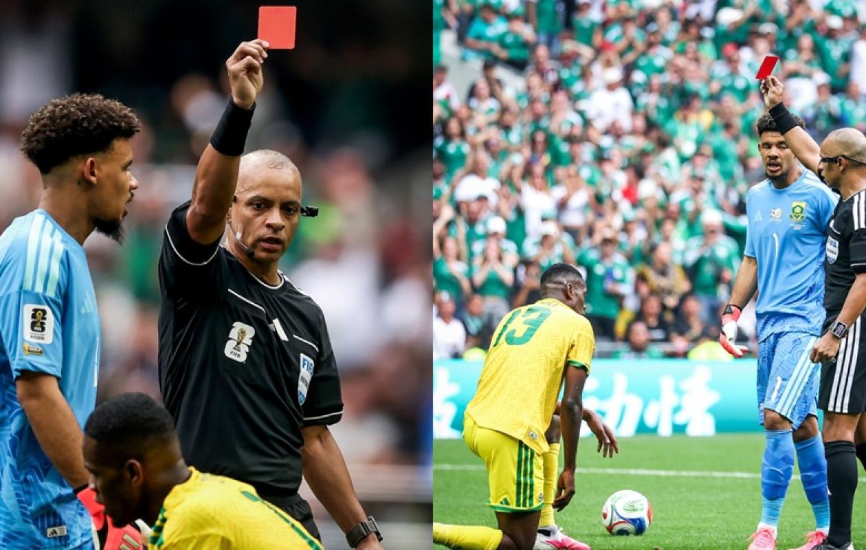 Coupe du monde 2026 : Sphephelo Sithole écope du premier carton rouge du tournoi