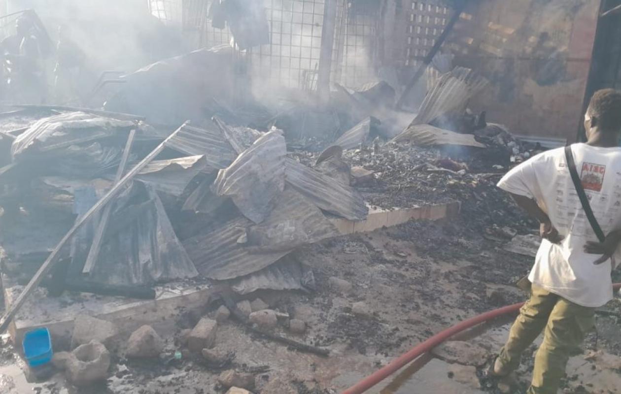Tambacounda : Le marché central de nouveau frappé par un incendie