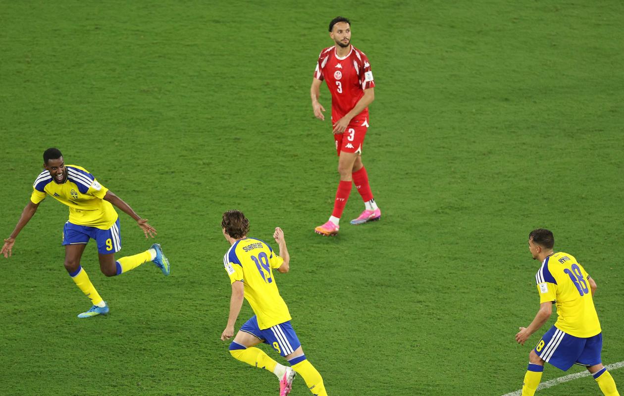 Mondial 2026 (Groupe F): La Tunisie corrigée par la Suède (5-1)
