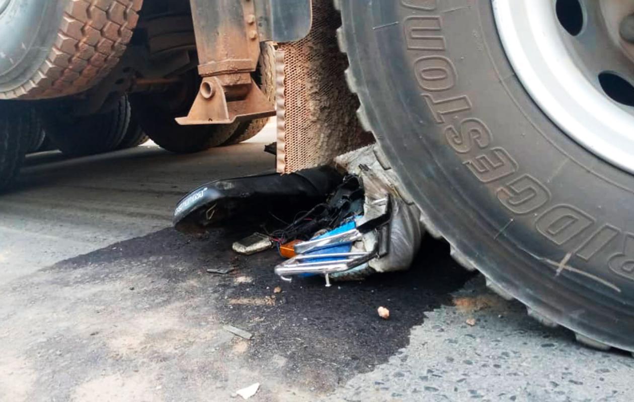 Kébémer :Une collision entre un camion et une moto Jakarta fait 1 mort.