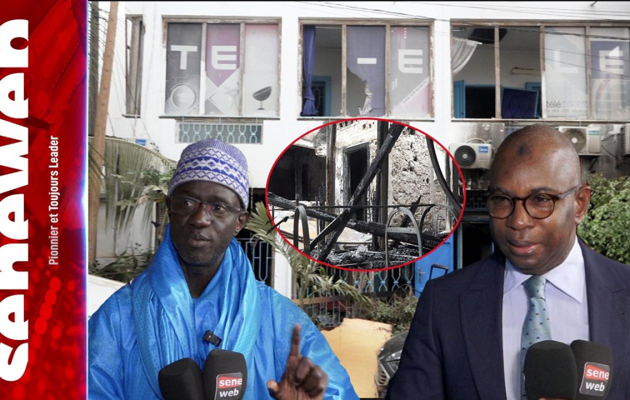 Incendie à Télé École : Le ministre Moustapha Guirassy annonce un plan de soutien financier et matériel