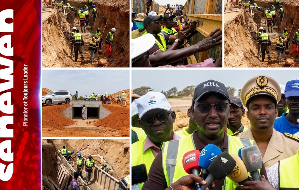 Tivaouane : les travaux de drainage des eaux pluviales exécutés à 60 %, livraison prévue fin juillet 2026