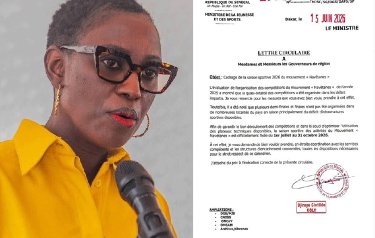 Saison des Navétanes 2026 : Voici les dates fixées par la ministre Djiréye Clotilde Coly