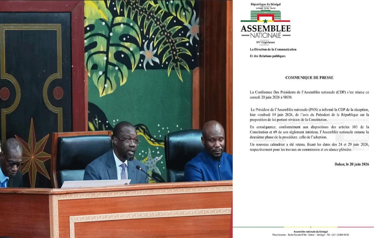 Révision constitutionnelle : l'Assemblée nationale entame la deuxième phase de la procédure