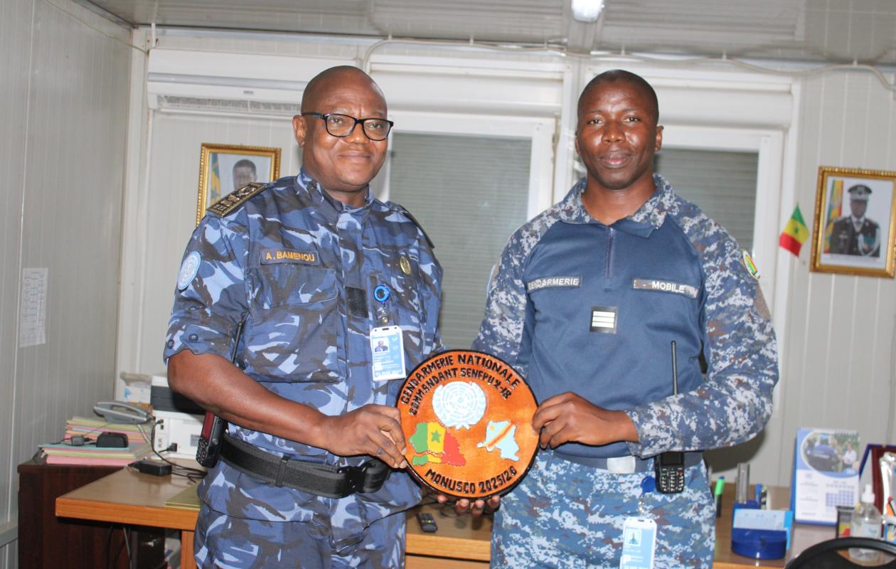 Gendarmerie sénégalaise en RDC : La SENFPU 2-18 reçoit la visite du Deputy Police Commissioner