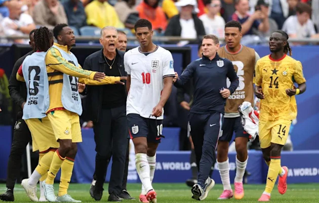 Angleterre-Ghana : grosse tension entre Jude Bellingham et Carlos Queiroz (vidéo)