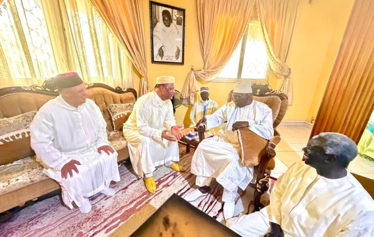 Relations Sénégal-Maroc : L’ambassadeur Hassan Naciri reçu par le Khalife général des Tidianes