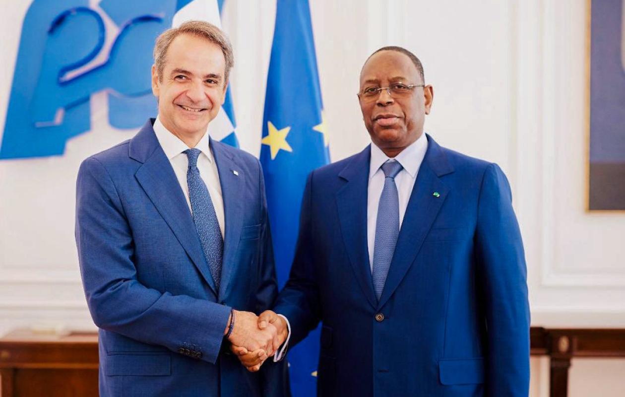 Candidat au poste de secrétaire général de l'ONU : Macky Sall reçu à Athènes par Kyriakos Mitsotakis