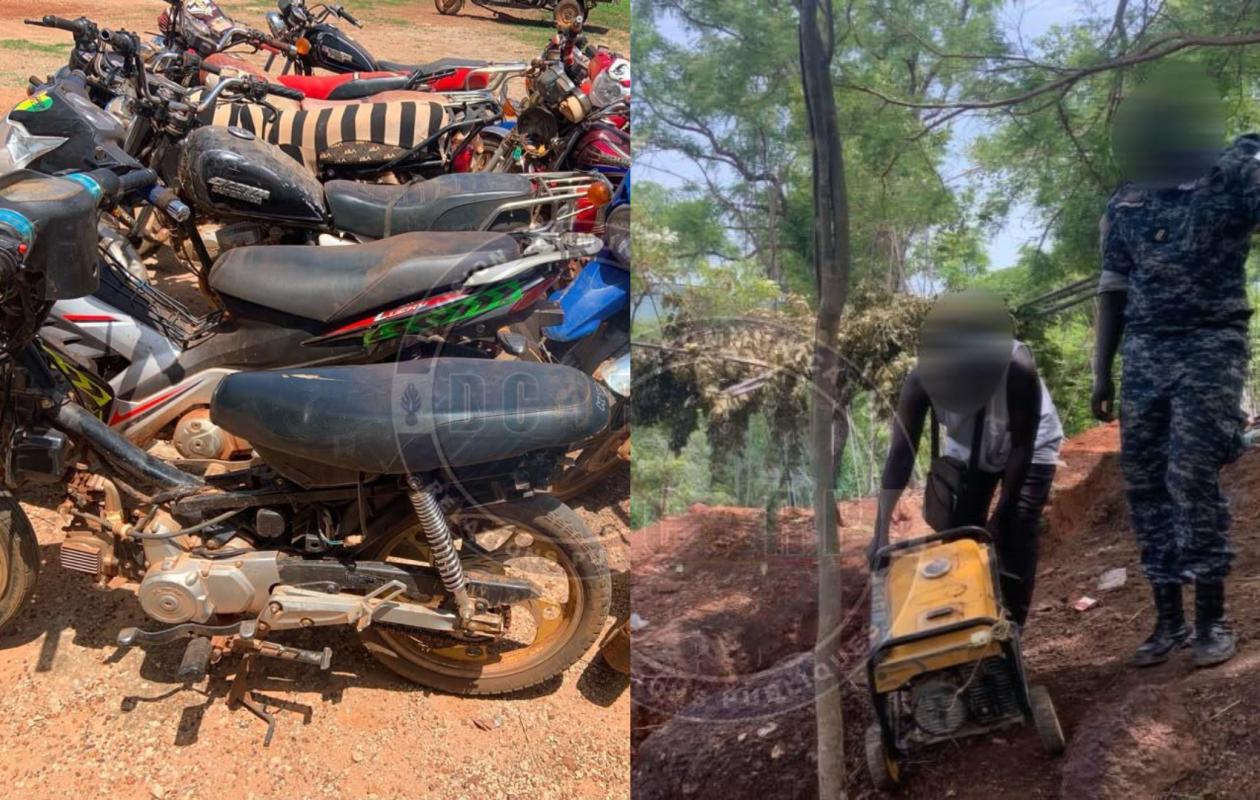 Kédougou : Un site d'orpaillage clandestin démantelé, 38 équipements saisis par la gendarmerie