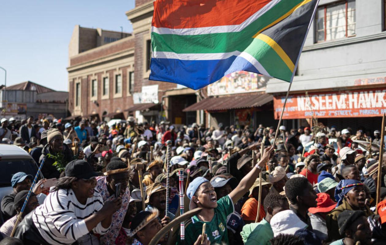 Des milliers de Sud-Africains dans la rue pour demander le départ des sans-papiers