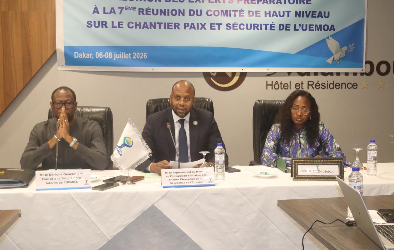 Paix et sécurité dans l’espace UEMOA : Le Comité des experts fait le point sur l’état des lieux